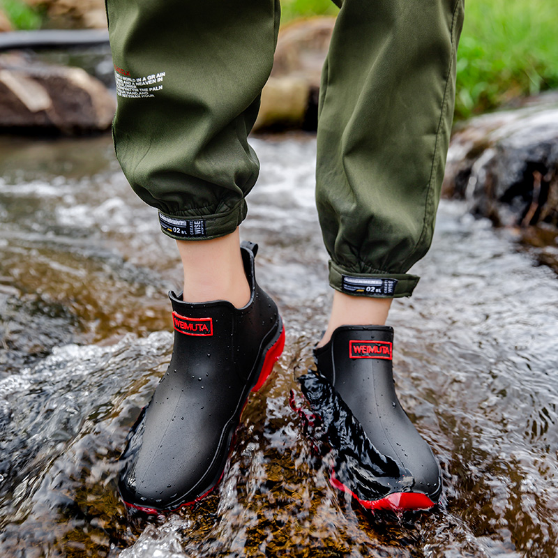 Fashion Rain Shoes Outdoor Wat - Fishing Boots ulasan dan harga