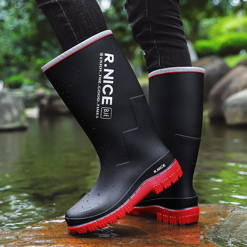 Men's outdoor rain shoes High‑ - Fishing Boots ulasan dan harga