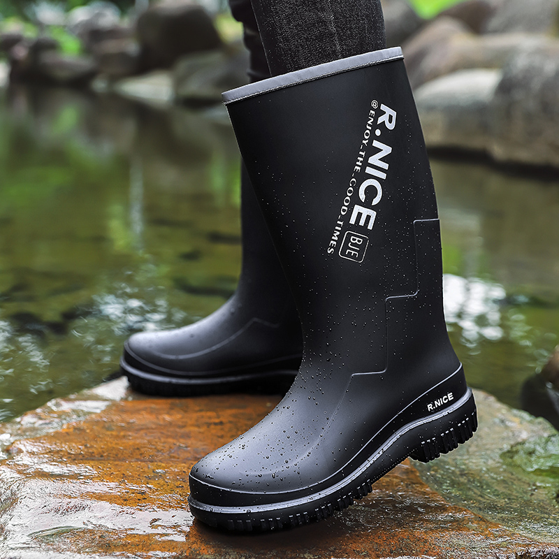 Men's outdoor rain shoes High‑ - Fishing Boots ulasan dan harga