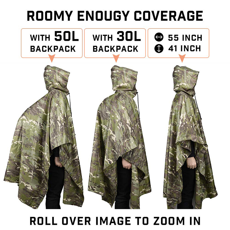 Rain Coat Camouflage Tactical  - Fishing Rain Suit ulasan dan harga