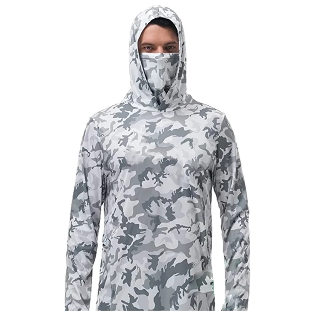 Summer Fishing Hoodies Men Jer - Fishing Shirt Uv Protection ulasan dan harga