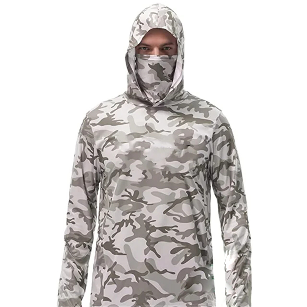 Summer Fishing Hoodies Men Jer - Fishing Shirt Uv Protection ulasan dan harga