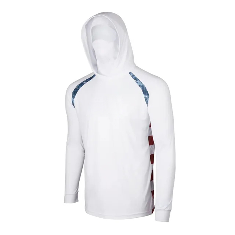 Summer Fishing Hoodies Men Jer - Fishing Shirt Uv Protection ulasan dan harga