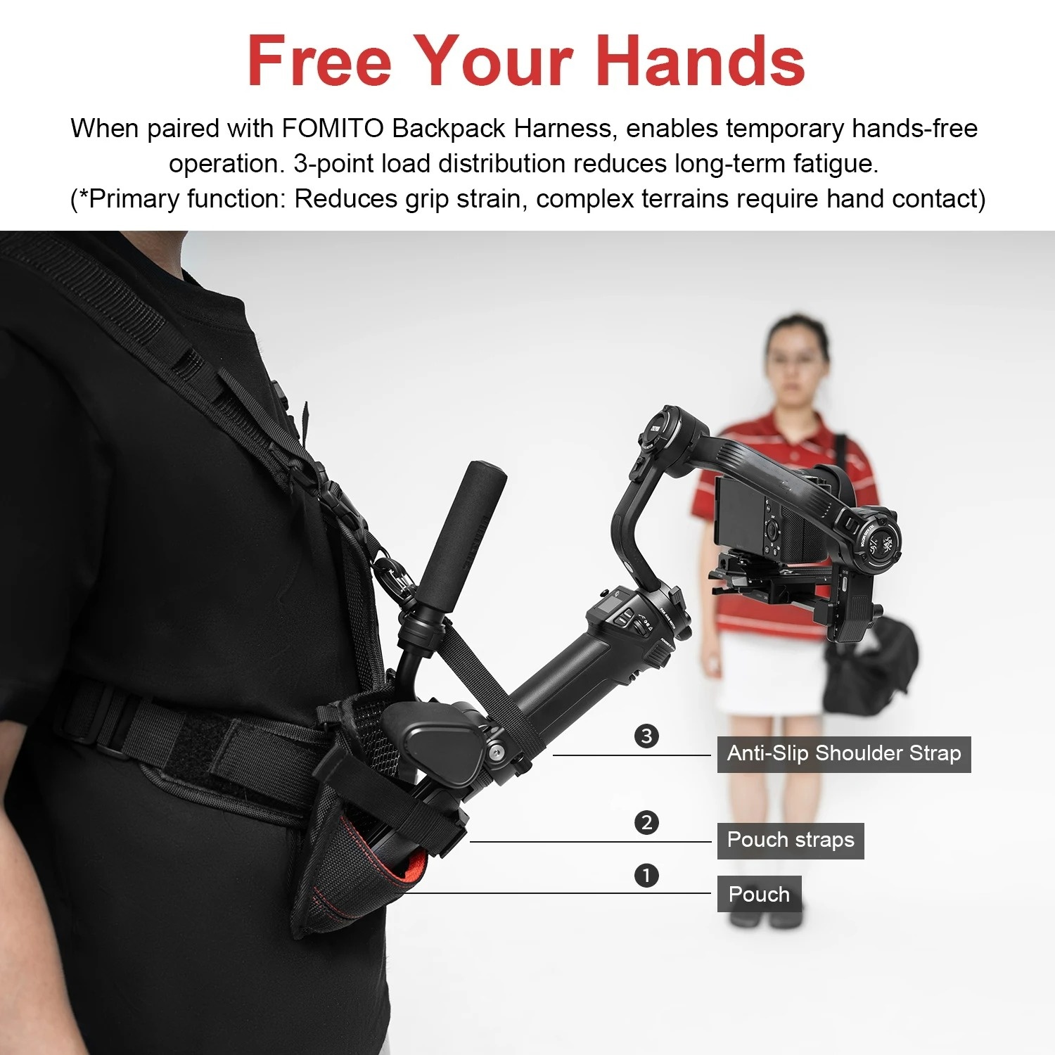 FOMITO Camera Stabilizer Shoul - Fishing Belt ulasan dan harga